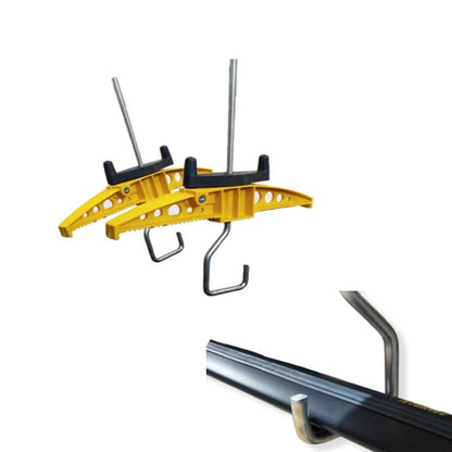 Lockable Ladder Clamp Designed for Roof Rack Cross Bar Placement