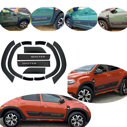 For Dacia Duster 2018-2023 ABS Fender & Door Moulding Body Kit Off-Road Model