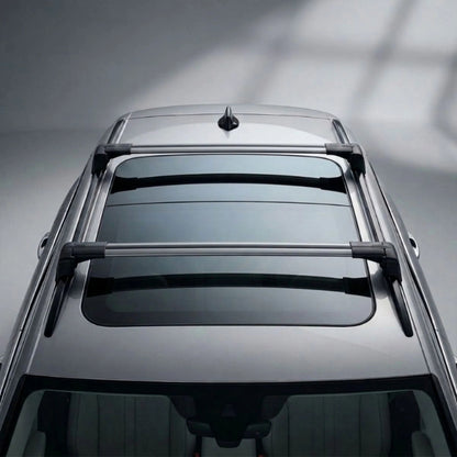 Car Roof Bars for Ford Focus Estate HB 2019-2025 Lockable Roof Rack Black 2 Pcs