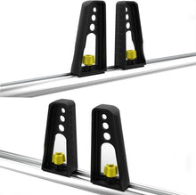 Roof Bar Ladder Rack - Set of 4 Load Stops, Compatible with T-Track Cross Bars