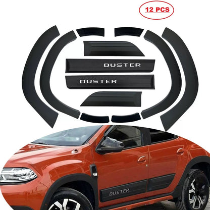 For Dacia Duster 2018-2023 ABS Fender & Door Moulding Body Kit Off-Road Model