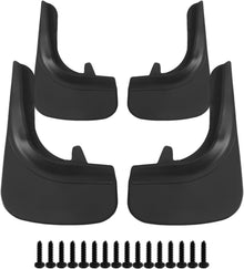 Axenture universal car mud flaps front and rear set of 4 black