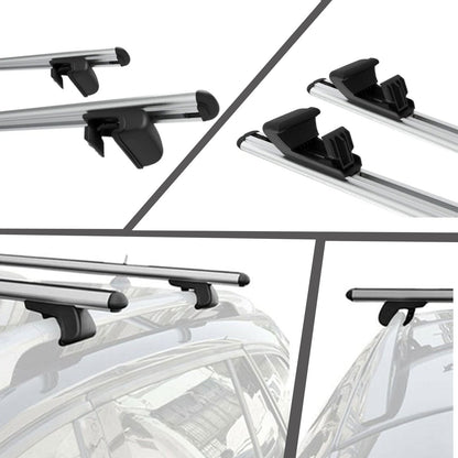 Roof Rack Cross Bars for Mitsubishi Pajero Sport 5D 1998-2006 Rail Carrier for Roof Tents 2 Pcs Grey