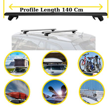 Roof Rack Cross Bars for Citroen Jumpy 2006-2016 Rail Carrier for Roof Tents 2 Pcs Grey