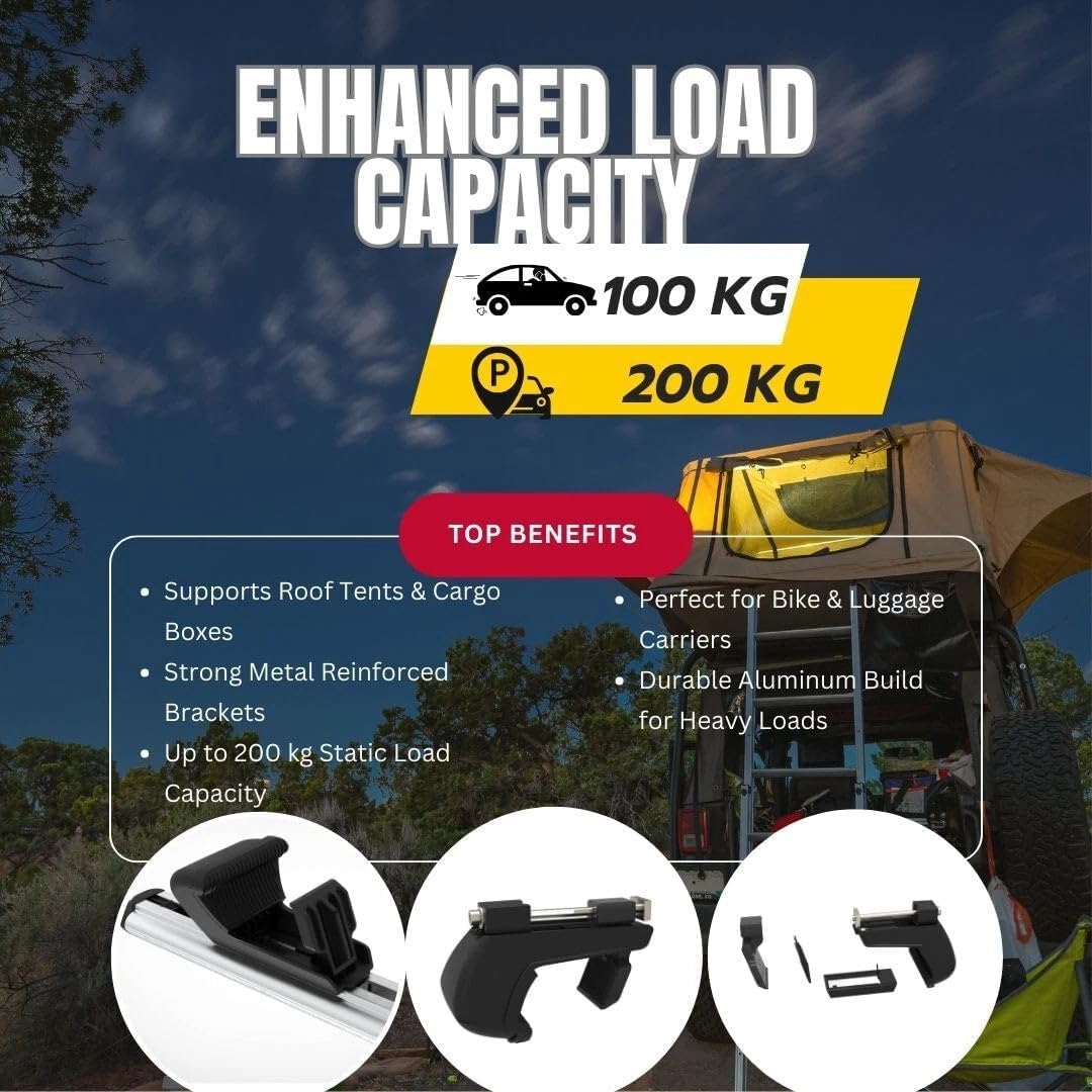 Roof bars carrying a roof box