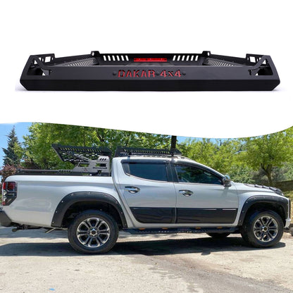 SsangYong KGM Musso roof rack basket, 120 x 100 cm black steel - view 7