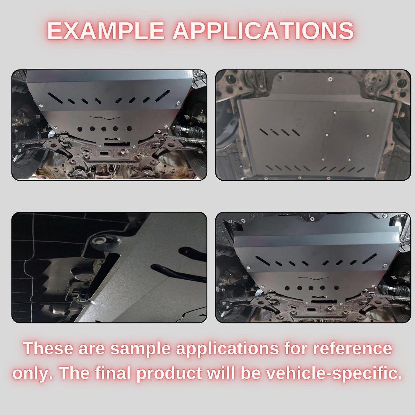 MG ZS under engine cover with vehicle specific mounting hardware