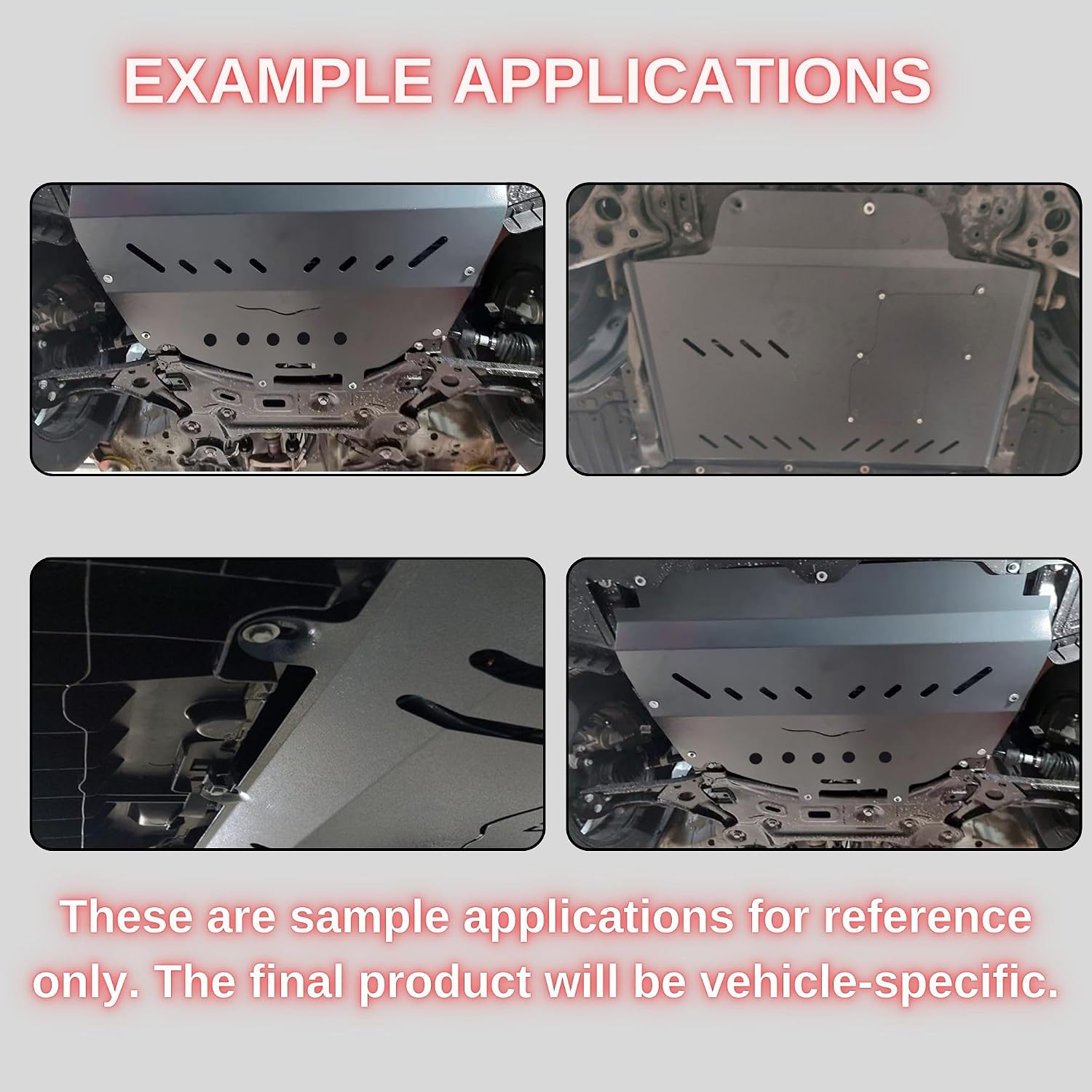 MG ZS under engine cover with vehicle specific mounting hardware