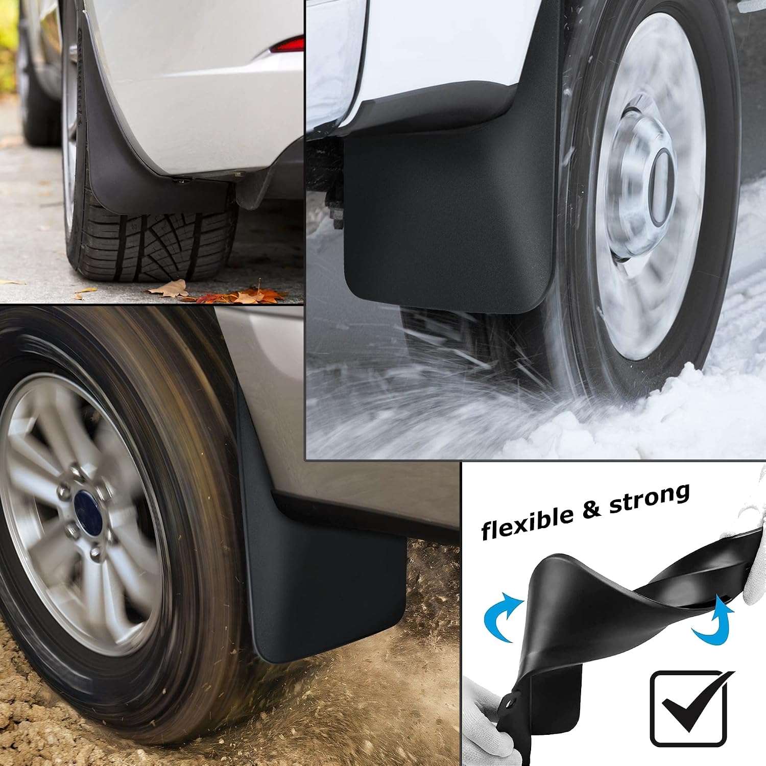 Mounting screws and fittings included