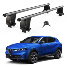 Roof Bars For Cars Without Rails For Alfa Romeo Tonale 965 SUV 2022+ Lockable Grey 2 Pcs