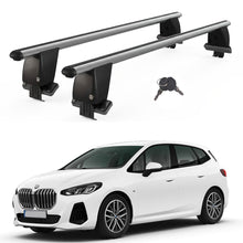 Roof Bars For Cars Without Rails For Bmw 2 U06 MPV Active Tourer 2021+ Lockable Grey 2 Pcs
