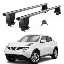 Roof Bars For Cars Without Rails For Nissan Juke F15 2010-2019 Lockable Grey 2 Pcs