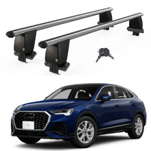 Roof Bars For Cars Without Rails For Audi Q3 F3 Sportback 2019+ Lockable Grey 2 Pcs