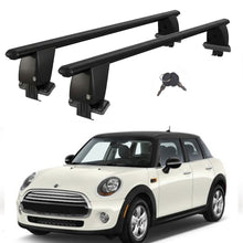 Roof Bars For Cars Without Rails For Mini One/Cooper 2014-2018 Lockable Black 2 Pcs