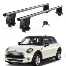 Roof Bars For Cars Without Rails For Mini One/Cooper 2014-2018 Lockable Grey 2 Pcs