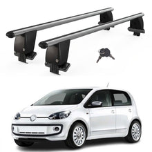 Roof Bars For Cars Without Rails For VwUp! 2011 2011+ Lockable Grey 2 Pcs