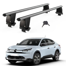 Roof Bars For Cars Without Rails For Citroen C4X/E C4X E43 2022+ Lockable Grey 2 Pcs