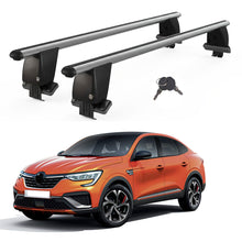 Roof Bars For Cars Without Rails For Renault Arkana 2020+ Lockable Grey 2 Pcs
