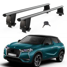 Roof Bars For Cars Without Rails For Ds Ds 3 Crossback 2018+ Lockable Grey 2 Pcs