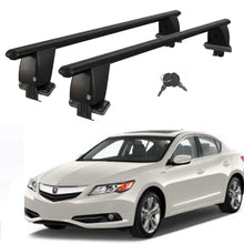 Roof Bars For Cars Without Rails For Acura ILX De1/2/3 2012+ Lockable Black 2 Pcs