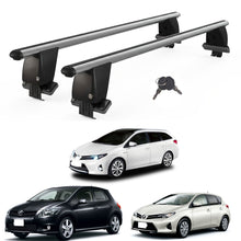 Roof Bars For Cars Without Rails For Toyota Auris/Corolla E150 2006-2018 Lockable Grey 2 Pcs