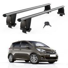 Roof Bars For Cars Without Rails For Toyota Verso 2009-2018 Lockable Grey 2 Pcs