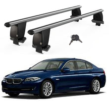 Roof Bars For Cars Without Rails For Bmw 5 F11 Estate Touring 2010-16 Lockable Grey 2 Pcs