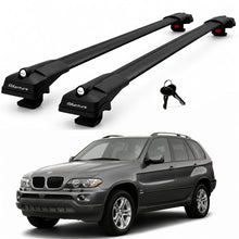 2X Roof Bars for Bmw X5 E53 2000–2006 Lockable Roof Rack Cross Bars Black