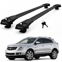 2X Roof Bars for Cadillac Srx 2010-2016 Lockable Roof Rack Cross Bars Black