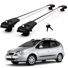 2X Roof Bars for Daewoo Tacuma 2004-2008 Lockable Roof Rack Cross Bars Grey