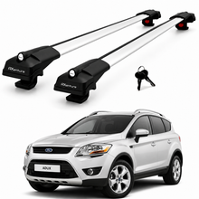 2X Roof Bars for Ford Kuga Mk1 2008-2012 Lockable Roof Rack Cross Bars Grey