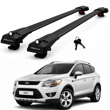 2X Roof Bars for Ford Kuga Mk1 2008-2012 Lockable Roof Rack Cross Bars Black