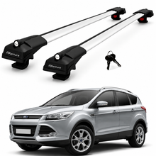 2X Roof Bars for Ford Kuga Mk2 2012–2019 Lockable Roof Rack Cross Bars Grey