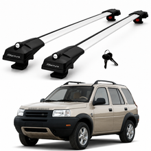 2X Roof Bars for Land Rover Freelander 1 L314 1997-2006 Lockable Roof Rack Grey