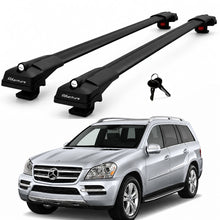 2X Roof Bars for Mercedes Gl X164 2006-2012 Lockable Roof Rack Cross Bars Black