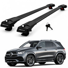 2X Roof Bars for Mercedes Gle V167 2020-2026 Lockable Roof Rack Cross Bars Black