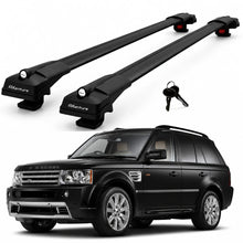 2X Roof Bars for Range Rover Sport L320 2005-2013 Lockable Roof Rack Black