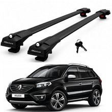 2X Roof Bars for Renault Koleos 2007–2016 Lockable Roof Rack Cross Bars Black