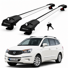 2X Roof Bars for Ssangyong Turismo 2013-2019 Lockable Roof Rack Cross Bars Grey