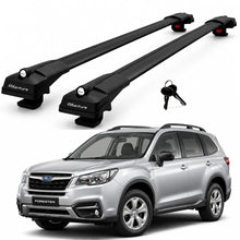 2X Roof Bars for Subaru Forester Sj 2014-2018 Lockable Roof Rack Cross Bar Black