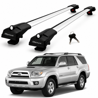 2X Roof Bars for Toyota 4Runner N210 2003-2009 Lockable Roof Rack Cross Bar Grey