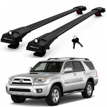2X Roof Bars for Toyota 4Runner N210 2003-2009 Lockable Roof Rack Black