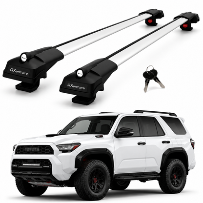 2X Roof Bars for Toyota 4Runner N500 2025-2026 Lockable Roof Rack Cross Bar Grey