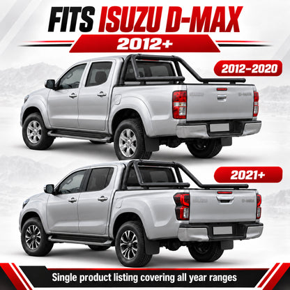 Roll Bar for Isuzu D-Max 2012+ Pickup Sports Bar Black Steel 60mm