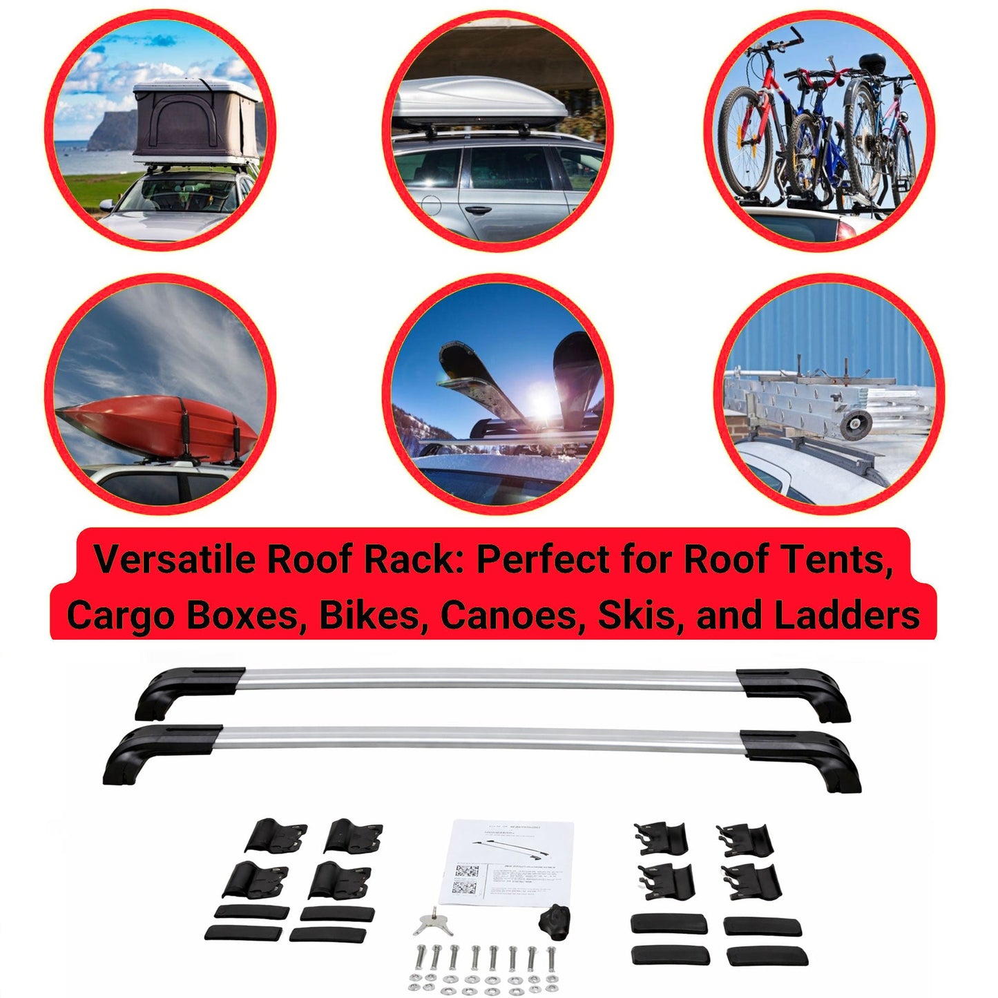 Roof Bars for Toyota Corolla Cross 2022 Onwards – Lockable, Heavy Duty 2 Pcs Grey - Image 8