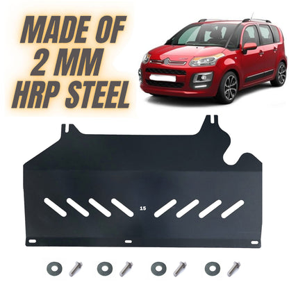 Steel Engine Guard for Citroen C3 Picasso 2009-2017 Undertray Skid Plate