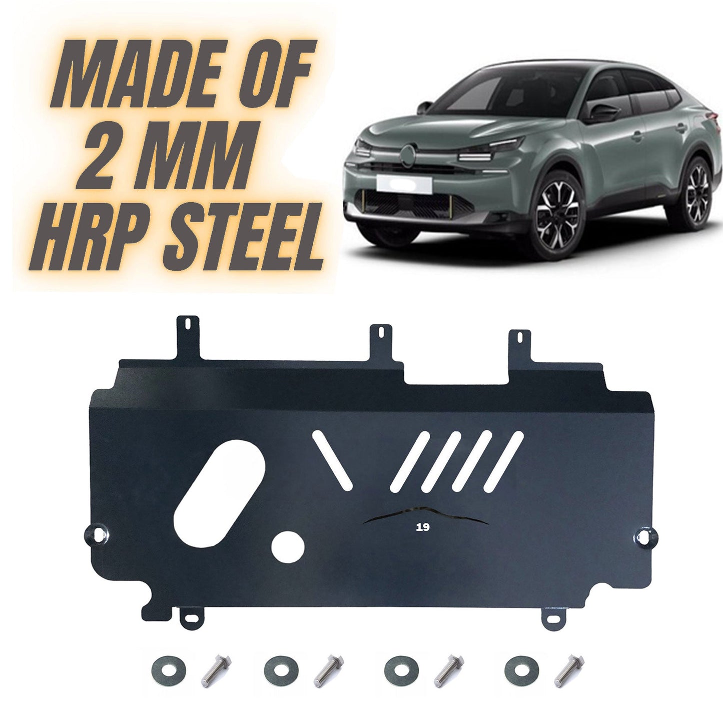 Steel Engine Guard for Citroen C4X 2020+ Undertray Skid Plate