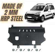 Steel Engine Guard for Peugeot Partner Tepee 2008-2018 Undertray Skid Plate