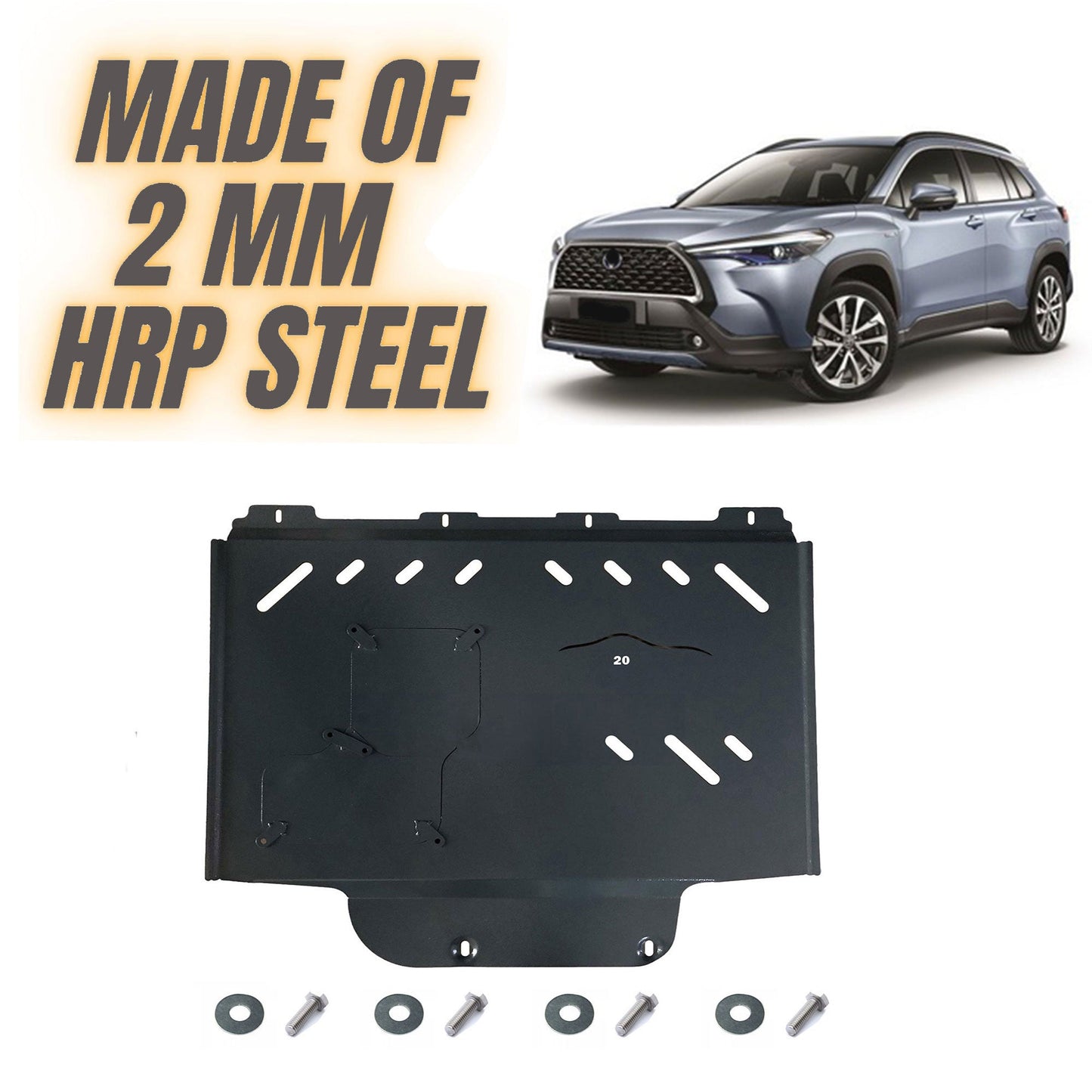 Steel Engine Guard for Toyota Corolla Cross 2022+ Undertray Skid Plate
