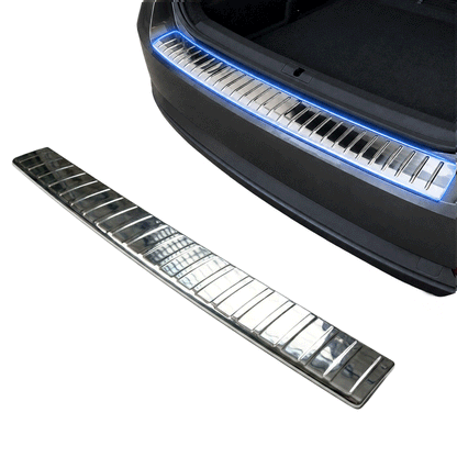 Chrome Rear Bumper Protector for Renault Trafic 2014 Onwards, Sill Guard